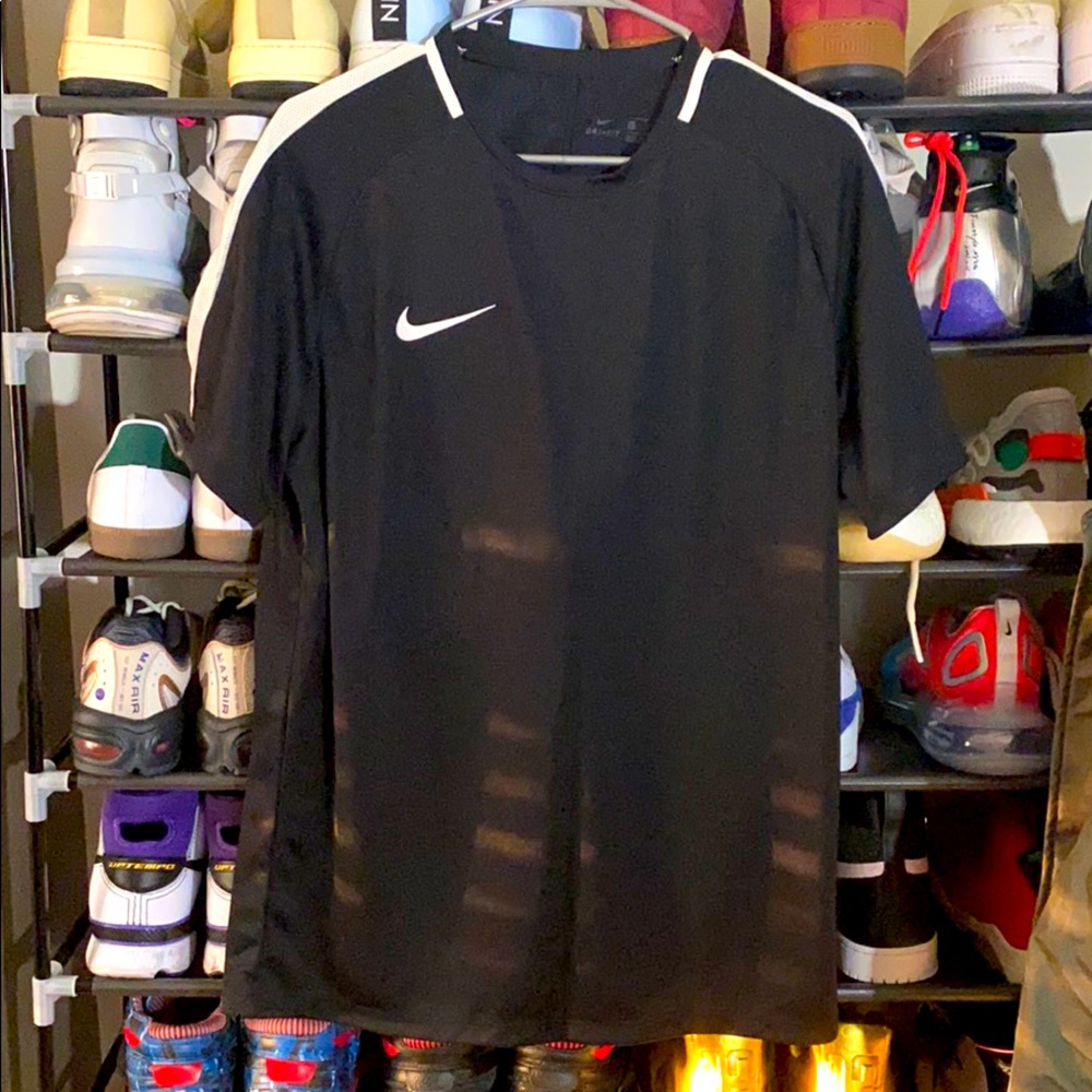 Nike Black Dri-FIT Soccer Top L